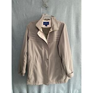 Mackintosh New England Women’s Tan Utility Jacket - Size M Lightweight & Stylish